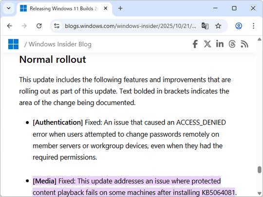 💥Win11影音救星!版权内容播放问题,即将解封!