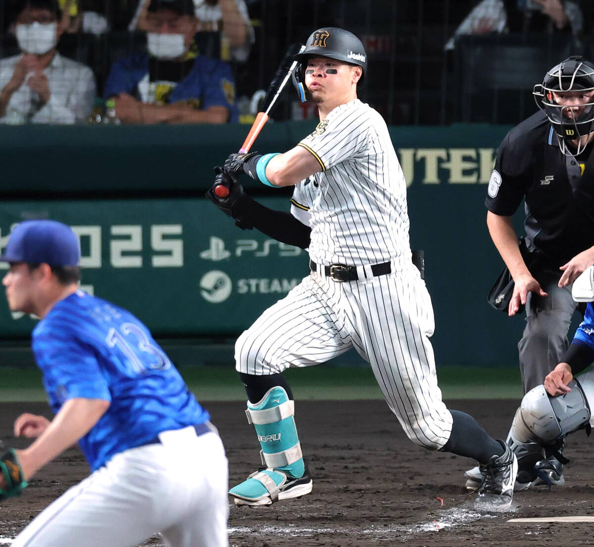 🔥阪神绝地反击！佐藤辉明一击扳平！