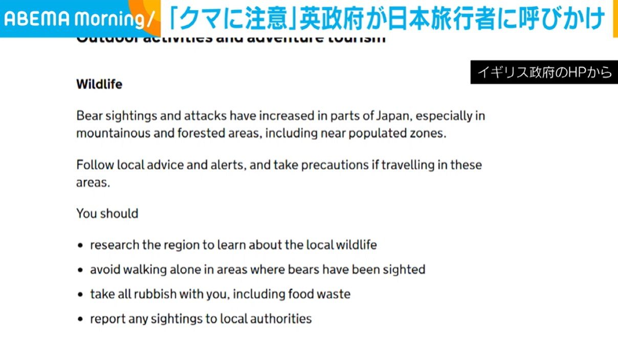 ⚠️熊出没！日本行注意，别掉进熊爪！