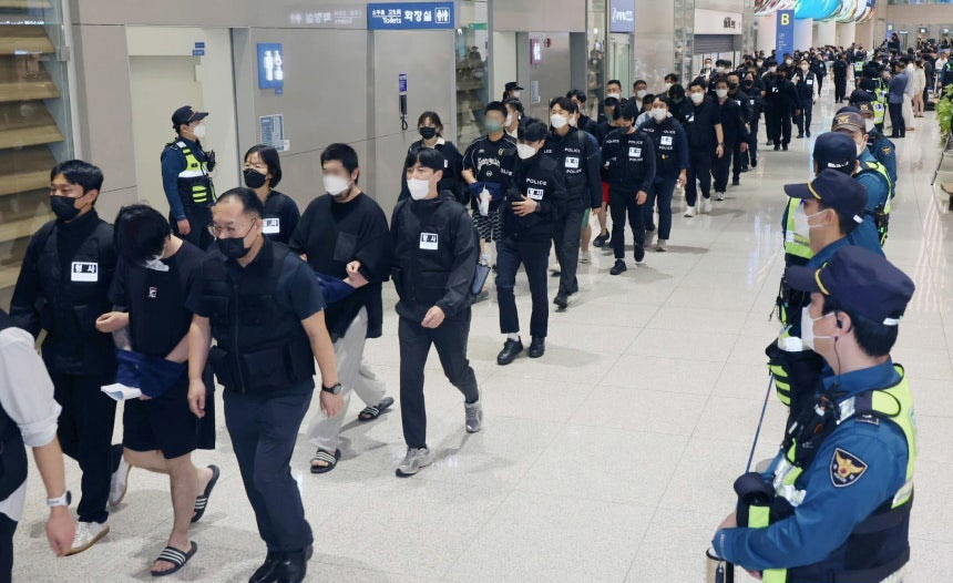 🚨柬埔寨遣返64韩人，警方已拘留59人！