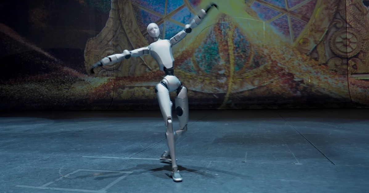 🤖 1米8大长腿！中国机器人H2，舞力全开，优雅又带劲！