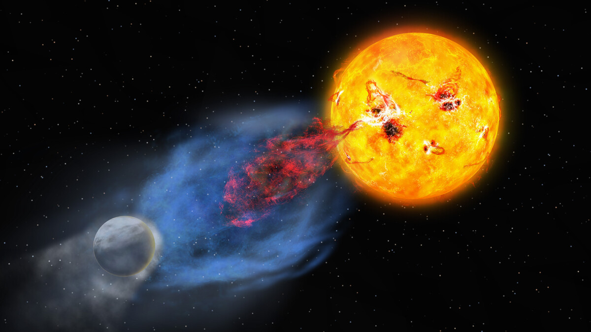 💥年轻恒星爆发！地球早期命运的惊人线索！