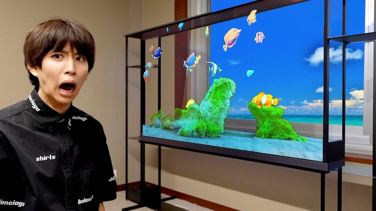 📺 1100万电视！这未来感…我裂开了！