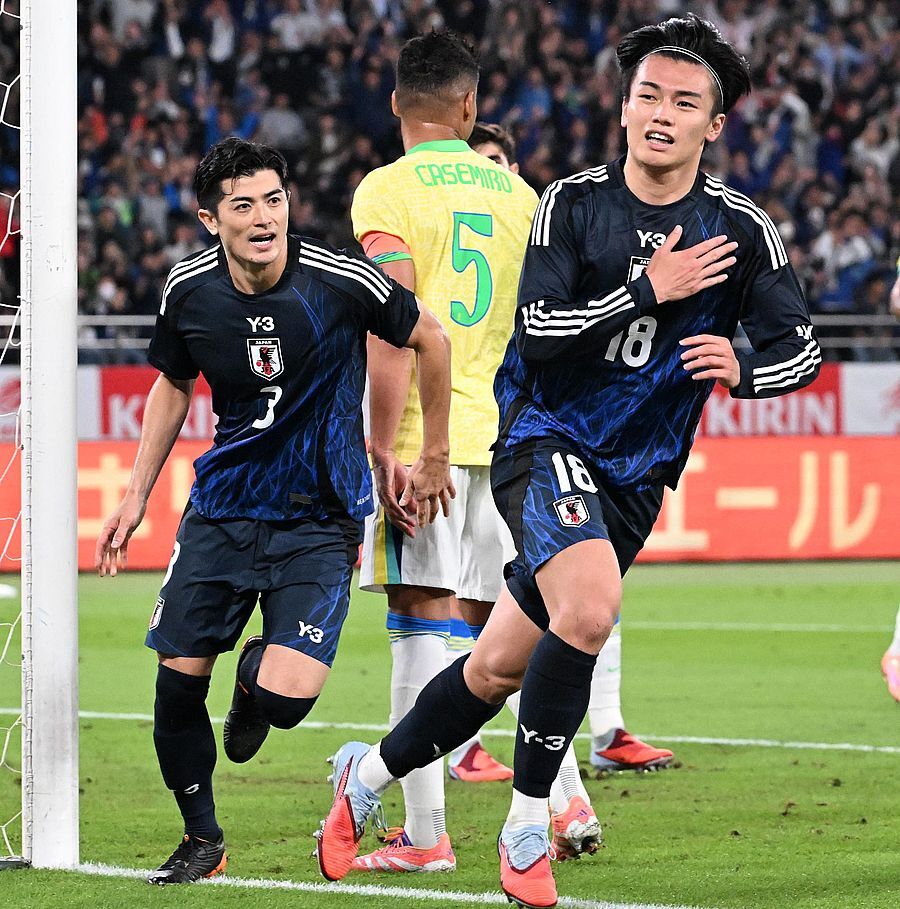 🇯🇵奇迹逆转！日本2-0力克巴西，历史首胜！🎉