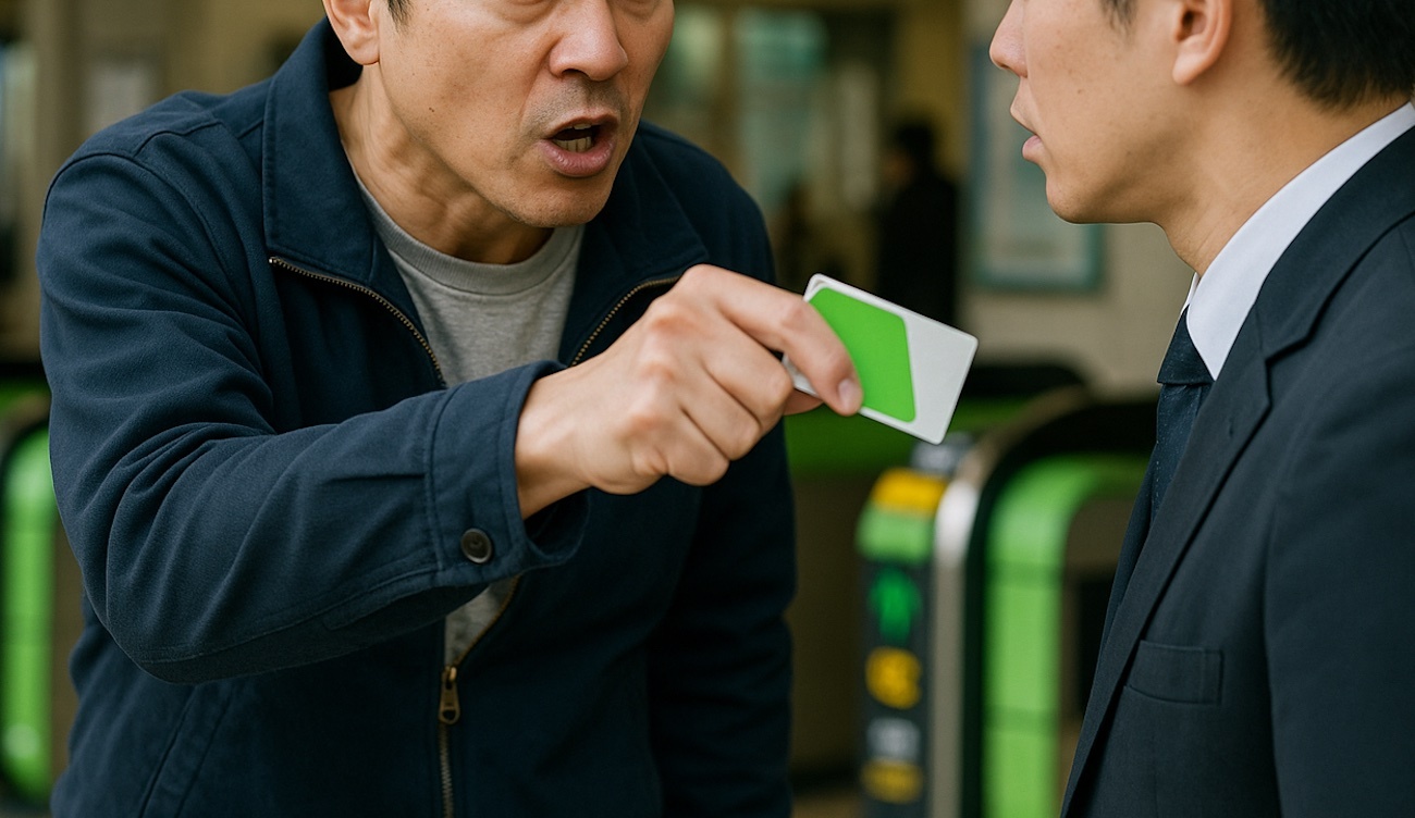 💥交卡没电,老伯怒了!偏远车站的“拒现金”悲剧!