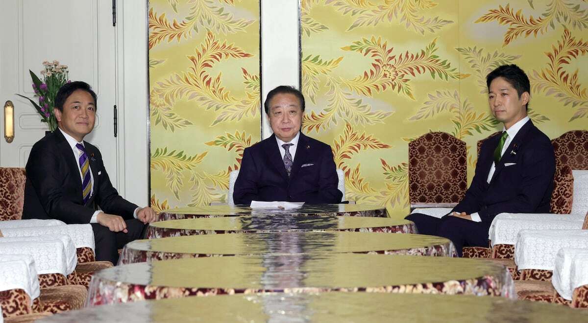 💥玉木当首相?安住:真干的只有野田和高市!