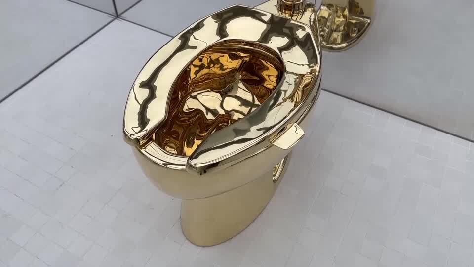 ✨黄金马桶开放！但…只能看不能用！😱