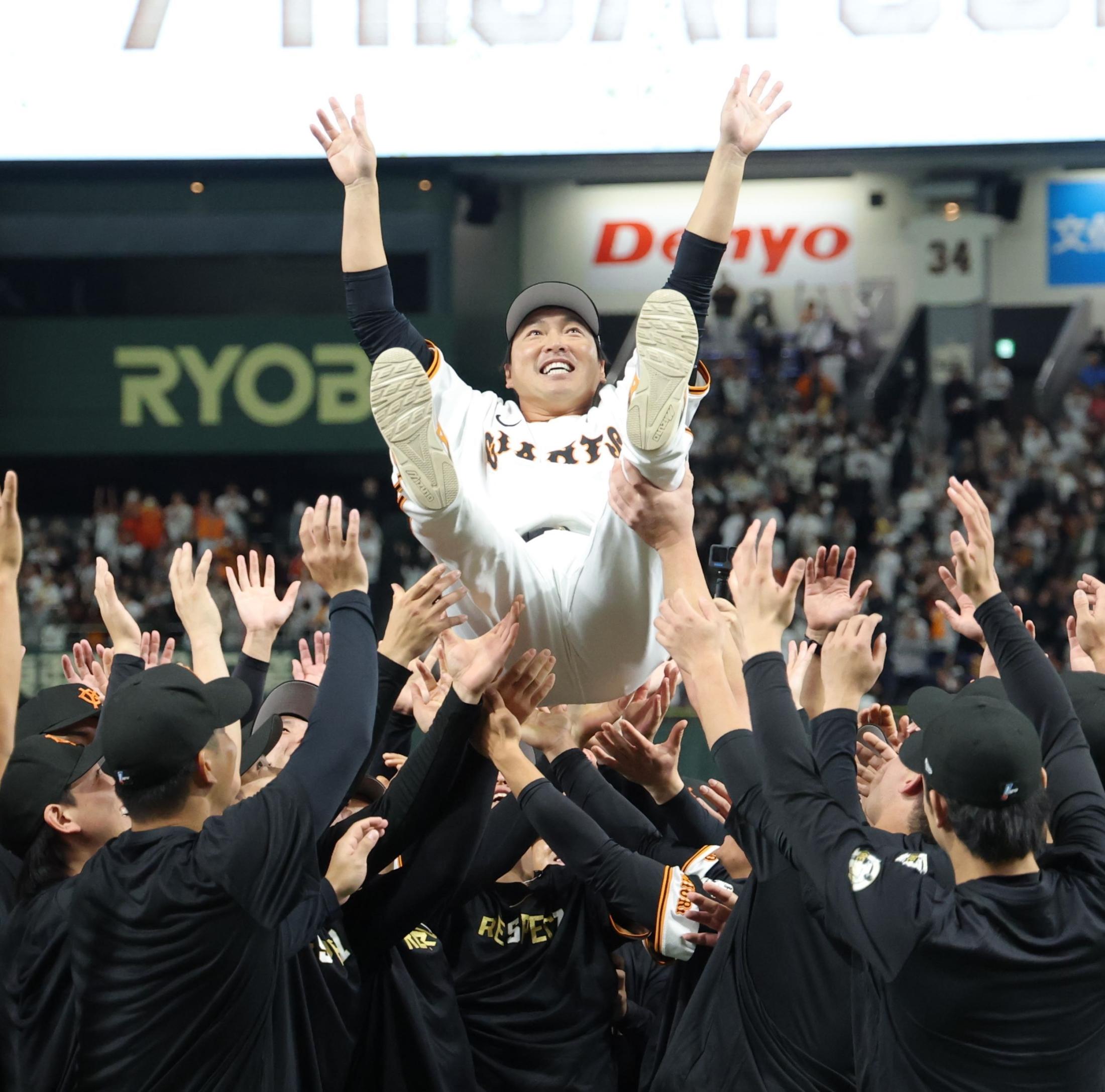 😭 巨人传奇落泪！阿部、坂本也为之动容！