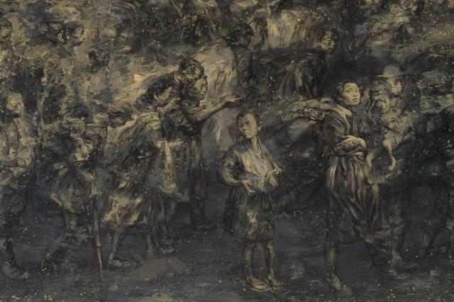 🏠 泪洒故乡：画笔下的满洲归乡路