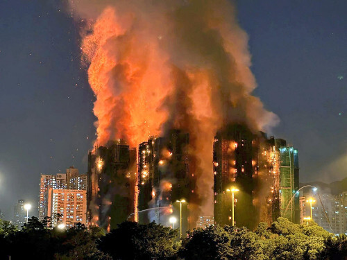 🔥香港大火：竹脚手、易燃网，恐慌蔓延！