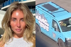 ⚠️金发网红车内放飞自我！免费行为？（震惊） 封面