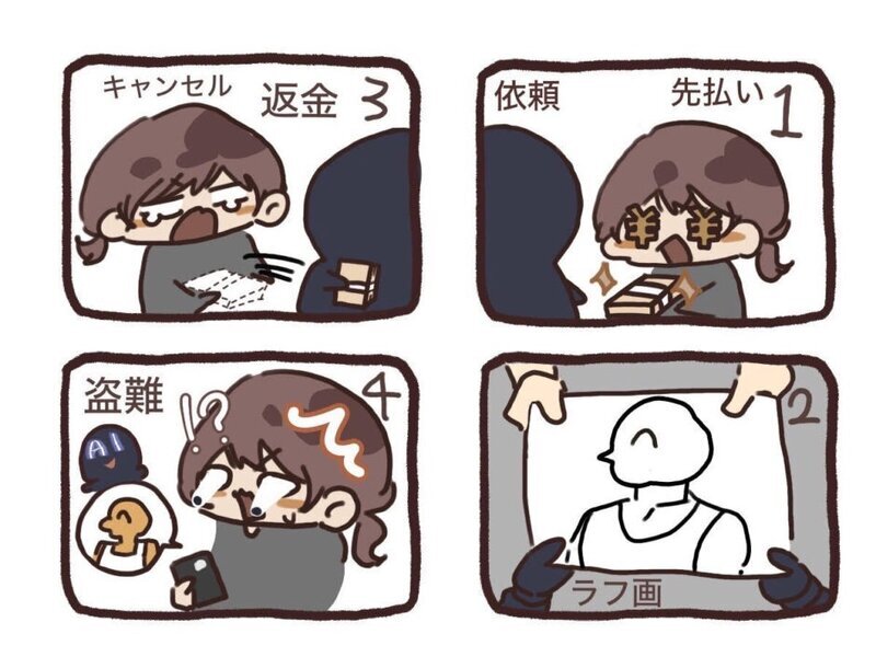 🎨 画师噩梦！先收钱，后放鸽子，AI偷画还上网！