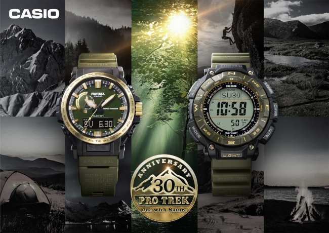 🌲阳光穿梭森林！卡西欧Protrek 30周年纪念款！