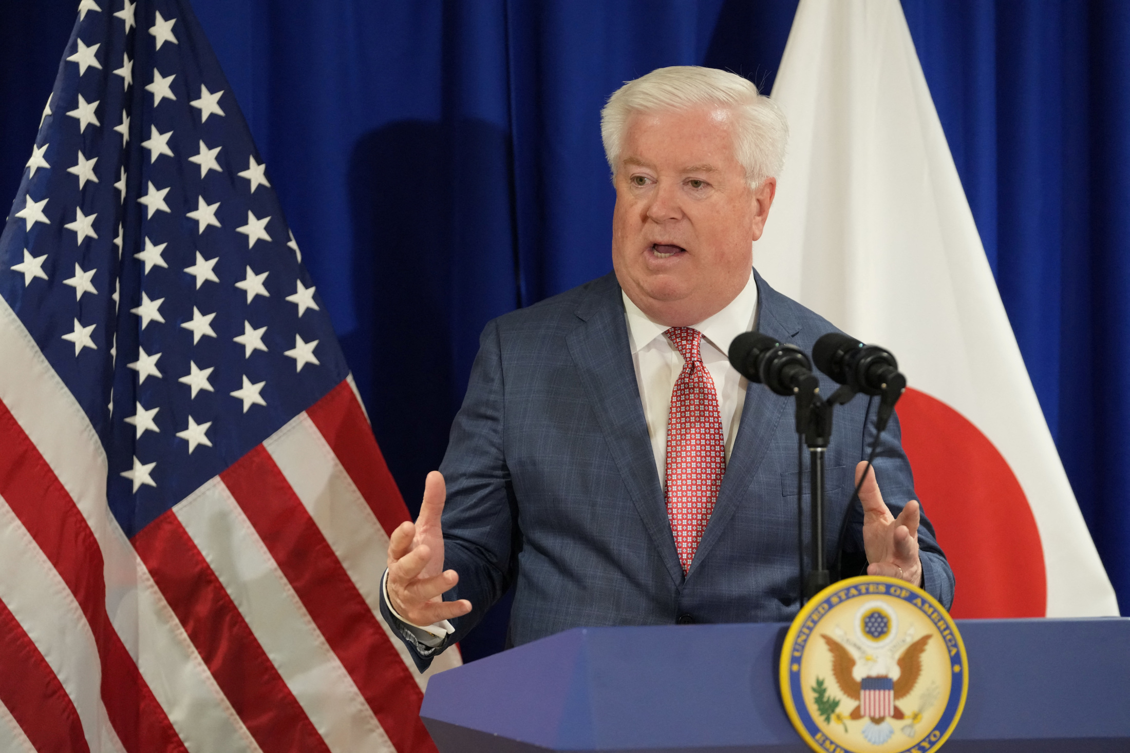 🇯🇵💥美国大使：挺日本！中国封禁海鲜，咱站着呢！