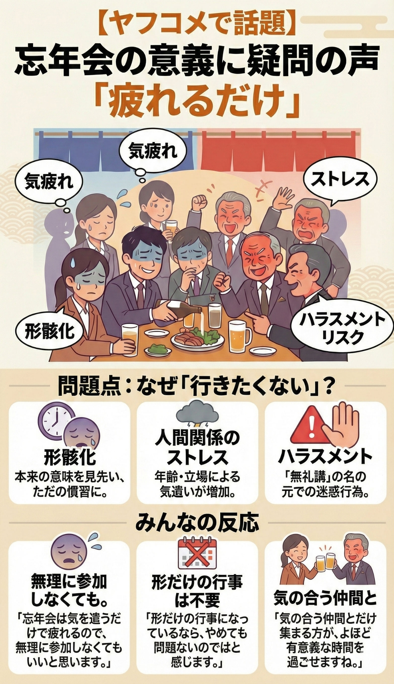 🎉年会？算了吧，真累！