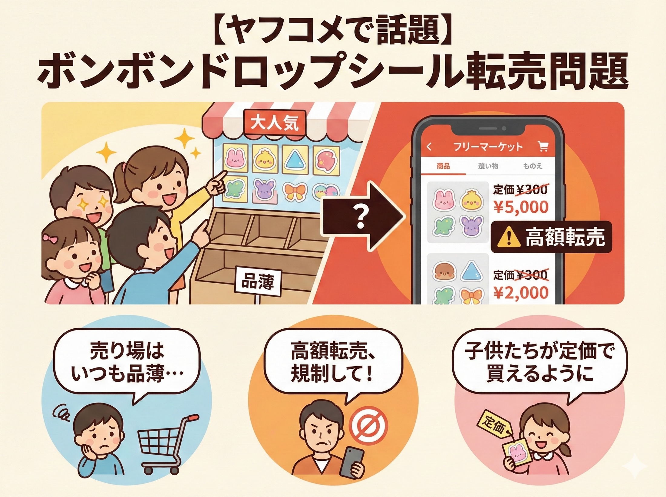 🍬爆款贴纸遭疯抢！炒价乱象谁来管？