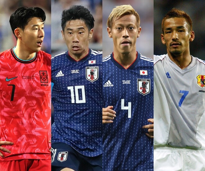 🔥亚洲球王大乱斗！中田第一？长谷部凭什么没上榜？