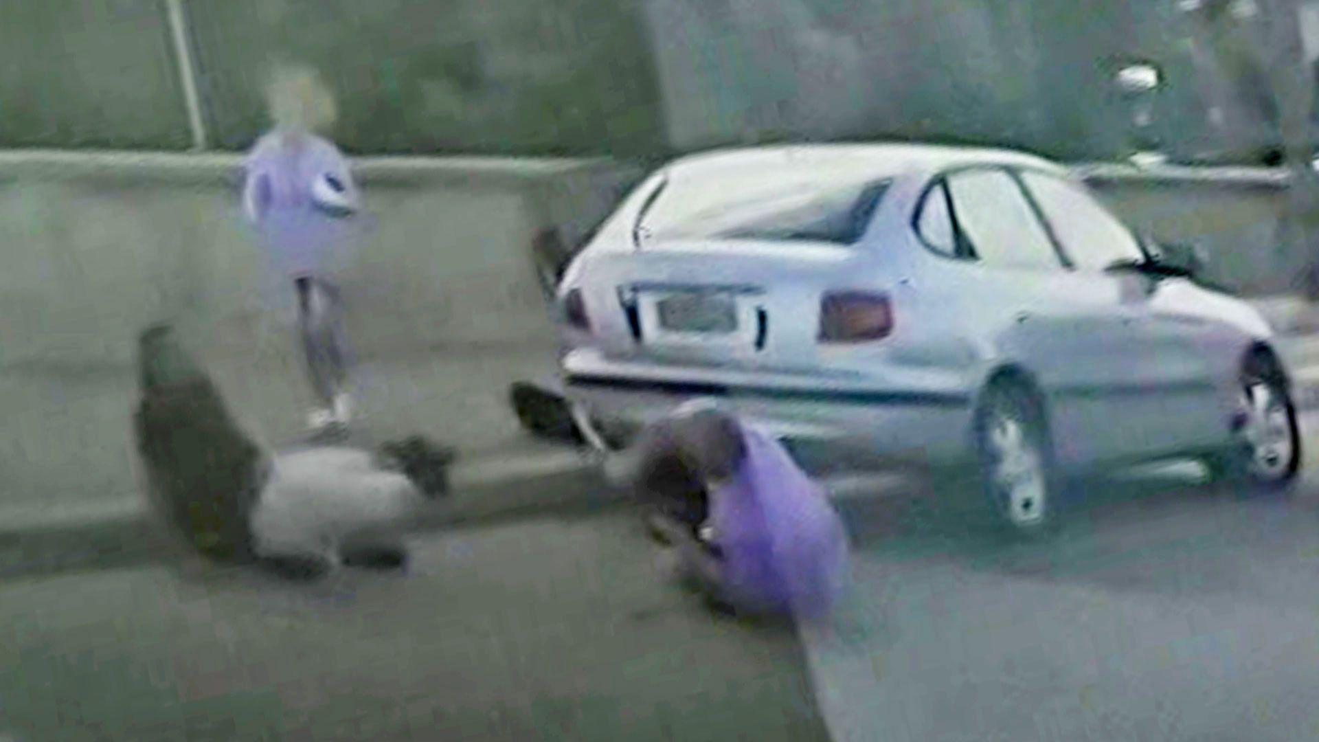 💥夫妻遇害：搏斗嫌犯，车行记录仪拍下惊魂！